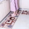 Alfombras de flores para cocina, alfombrilla de goma antideslizante para baño, alfombra absorbente de agua para entrada del hogar, felpudo de espuma de grano de leopardo