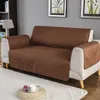 Chair Covers Universal Solid Color Sofa Cover Washable Removable Towel Armrest Couch Dog Pets Slipcovers Single/Two/Three Seater