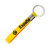 50PCS Football Team Silicone Bracelet Key Chain Printed Alemania Argentina Espana Ecuador Brasil
