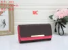 V Men Womens Fashion L Designer Wallets Luxury With Long Purse High quality Lady Credit card Handbag Coin Pocket Famous Leather Clutch