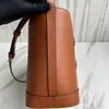 حقيبة مصمم مصممة لرفاهية مصممة جلدية تريومفي حقيبة دلو غير رسمية كتف الكتف