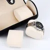 Scatole per orologi Scatola marrone Organizer in pelle di alta qualità Display Custodia da viaggio portatile in rotolo Slide In Out