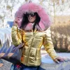 Женские траншеи Coats Winter 2022 Женская куртка из искусственного меха с капюшоном с длинными рукава