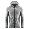 Giacche da uomo 2022 Primavera/Estate Outdoor Corto Casual Nylon di alta qualità Antivento Protezione solare UV Abbigliamento Abbigliamento in pelle Giacca di moda