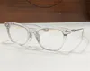 Ny modedesign Cat Eye Frame Eyewear Drag King Versatile Optical Glasses Retro Simple Style With Box Can Do receptlinser