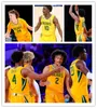 Basketball Custom Baylor Bears Stitched Basketball Jersey Jared Butler MaCio Teague Davion Mitchell Adam Flagler Zach Loveday Jorda Tur