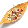 Decorative Flowers Wedding Decorated DIY Red Gold Mini Stamens Fake Fruit Christmas Decoration Artificial Flower Berries Cherry