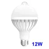 LED -rörelsesensorlampa E27 Universal Safety Night Light AC110V 220V Sparande energilampor PIR Decor Ampoule