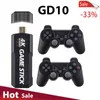 Game Controllers Joysticks GD10 Game Stick 4K 2022 Nieuwe Retro 4K Video Game Console 2.4G Wireless Controllers HD Emuelec4.3 Systeem Meer dan 40 000games Build-In T220916