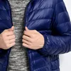 Down jacket mens autumn and winter new style stand collar thin short Korean version wholesale slim white duck down warm coats Large size M-6XL