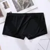 Underpants Men's Breathable Comfy Ice Silk Boxer Briefs Shorts Bulge Underwear Ultra-thin