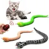 RC Robots Animals Snake Cat Cat Rattlesnake Animal Trick Przerażające Mischief Kids Toys Zabawny prezent Nowator 21102724066243141