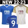 22 23 Jerseys de football de Leicester Vardy City Home