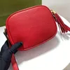 Tasarımcılar kadın omuz çantaları rahat kamera kılıfları 2022 deri çanta cüzdan cüzdan soho disko çantası saçaklı elçi çantası 22cm 308364
