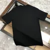 T 셔츠 디자이너 봄 여름 옷 패션 티셔츠 남자 여자 옷 남자 캐주얼 가슴 편지 거리 길거리 티셔츠 100% 면화 단순하고 다목적 인쇄 검은 색