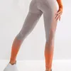 Leggings da donna Donna Sexy Push Up Vita alta Palestra Activewear Legging senza cuciture Lavoro a maglia Femme Jegging 220919