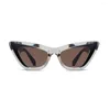 Occhiali da sole Cat Eye Donna 2022 Piccoli occhiali di lusso per donna / uomo Occhiali Cateye Retro Gafas De Sol Mujer UV400