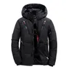 Piumino da uomo Parka Giacca di alta qualità Uomo invernale Uomo Anatra bianca con cappuccio Cappotto da neve imbottito caldo spesso esterno Oversize M-4XL 220919