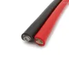 Belysningstillbehör 1 meter röd svart 8Awg Silicone Wire Cable Silicon Gel Flexible