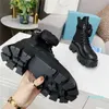 Monolith Designer Boots Nylon Kieszonkowy Black But Martin Winter Gruste Buty oporne na zużycie gumowe buty platformy na wysokiej platformie