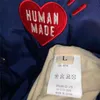 Heren Jackets Human Made Jacket Men Vrouwen Nylon Borduurwerk Hotdogpatroon Windendaar Herenjack voor herenjacks T220914