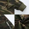 Herrspårspår Tracksuit Military Hoodie 2 Pieces Set Costom Your Camouflage Muscle Man Autumn Winter Tactical Sweat Jacket Pants 220919