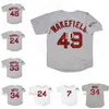 Glanik1 24 Manny Ramirez Jersey 2004 Retro David Ortiz Trot Nixon Pedro Martinez Jason Varitek Tim Wakefield Stitched Embroidery Baseball Jerseys