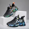 Sneakers Spring Kids Sport Shoes For Boys Running Casual Sneaker Breathable Children's Fashion Platform Light 220919