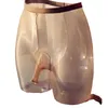 Мужские носки мужчины нефтяные глянцевые ультра тонкие 1D 1D колготки с пенис с туловищами.