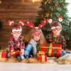 Decoraciones navideñas L Diademas Gafas de sol Novedad Decoración de fiesta Reno Bandas para el cabello Accesorios de Santa para niños Adts Asso Mxhome Amwrl
