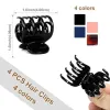 Hair Clips Barrettes Medium Size Claw For Women Thin No Slip Thick Double Row Jaw Clip Drop Delivery 2022 Newdhbest Amaew