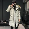 Мужская пуховая зимняя пиджак с толстой одеждой и теплой одеждой расширенная секция Parka 220919