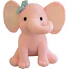 Factory Wholesale 21 Designs 9.8 Inch 25cm Elephant Plush Toy Doll Pillow Children Birthday Gifts