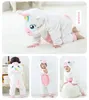 Rompers Born Kigurumi Boy Girls Pajamas Animal Cartoon Romper Pajama Pajama Lion Monkey Costumes