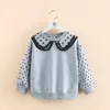 Pullover Spring Autumn Fashion 2 3 4 6 7 8 9 10 11 12 år Barn Outwear Cotton Lace Patchwork Sweatshirt For Kids Baby Girls 220919