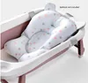 Nonslip Bath Mats Baby Tub Cushion Foldbar Seat Support Pad Born Tub Stol Spädbarn Antislip Soft Comfort Body Mat 220916