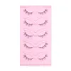 New Eyelashes Extension Natural Look Fluffy Volume Lashes 100% Handmade Thick Lashes With Transparent Terrier