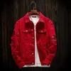 Veste en jean pour hommes Trous déchirés Vestes en jean pour hommes Blanc Noir Rouge Rose Hauts décontractés Homme Femme Jeans Manteau Designer Cowboy Vêtements Streetwear Hip Hop Vêtements d'extérieur