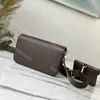 Felicie Strap Omuz Çantaları Satchel Debriyaj Çantası Kadınlar Tasarımcı Messenger Çanta Lüks Çapraz Vücut Çıkarılabilir Kart Tutucu Lady Vintage Çanta Basın Başlığı Kapatma