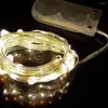 Strings Button Copper 2M 20 Wire Lamp Christmas Day Decoration Lanterns Led Remote Control Battery Box