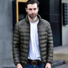 Parkas en duvet pour hommes Covrlge hommes veste d'hiver Ultra léger 90% duvet de canard blanc légèrement porter décontracté Portable manteau d'hiver mâle vers le bas Parkas MWY003 220919