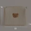 おむつバッグ韓国のクマの刺繍の赤ちゃんベビーカーのためのママ再利用可能なボルンケア保育園主催者ナッピーチェンジママ220919
