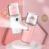 Pulverizador de vapor de nano portátil Facial Faunher Charge USB Handheld 30ml Mini umidificador elétrico Skin Hydrating Spa Face Care Ferramentas de beleza