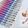 Nail Brushes 24 Choices High Quality Painting Brush Professional Acrylic Art Manicure Extension Equipment