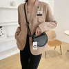 2022 Neue Mode tragbare Handtasche Frauen Single Schulter Messenger -Taschen kleiner runde Taschen Trendsack