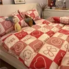 Bedding sets Korean style broken flower Set Duvet Cover 200x220 Couple Full Bed Sheets King Queen Size Bedroom Covers For Home 220919