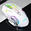 マウスQ13充電式ワイヤレスマウスミュートオフィスゲームラップトップクリエイティブCSGO