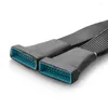 Computerkabels Moederbord USB 3.0 19PIN -header 1 tot 2 Extension Splitter Cable12cm Interne adapterkabel Retailsale
