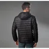 Parkas de plumón para hombre con capucha Chaqueta ultraligera para hombre Parka cálida 4XL 5XL 6XL Tallas grandes Invierno 90% Hombres Abrigo de plumón de pato blanco # 150 kg 100 cm L 220919