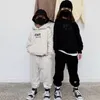 Baby Kids Clothing Sets Designer Langarm Hoodies und Hosen Set Jungen M￤dchen Luxus Tracksuits Kinder Outfit Sportuits Ess Hoodie